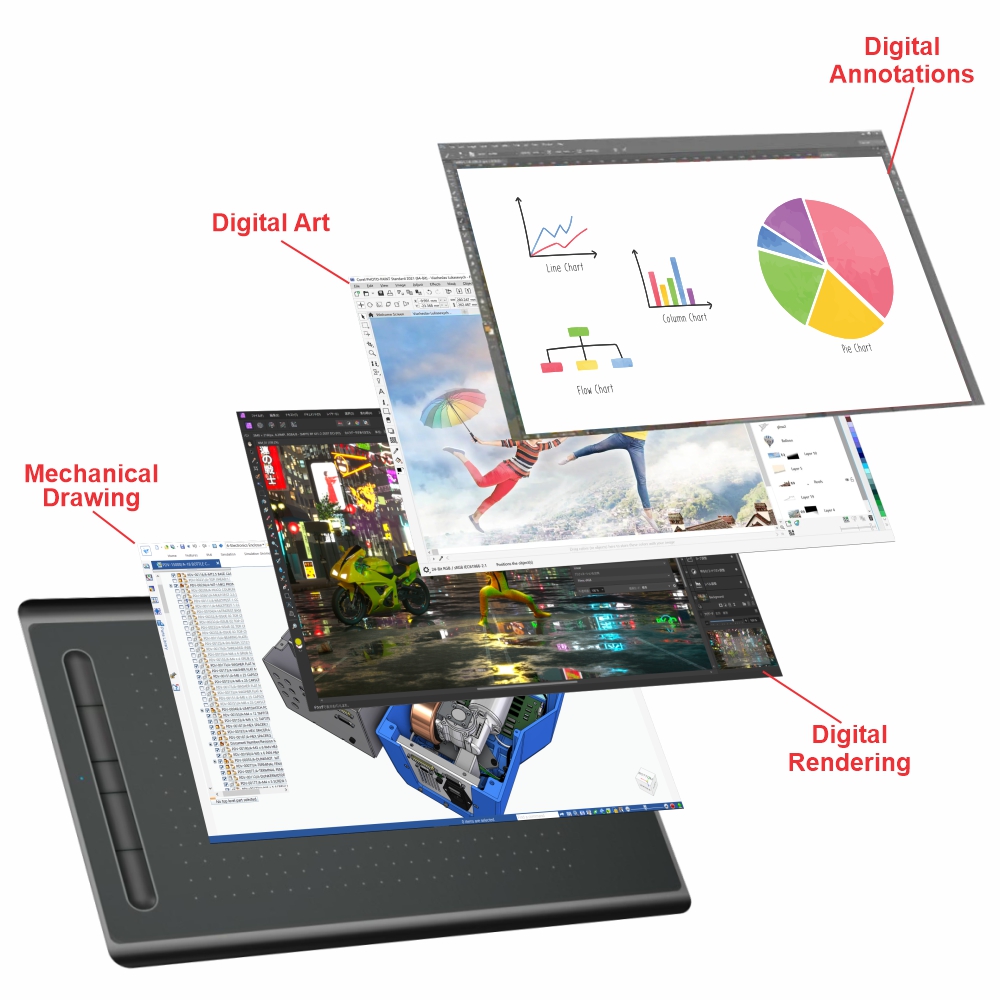 The Parrot Wireless Graphics Tablet (GT1060W)